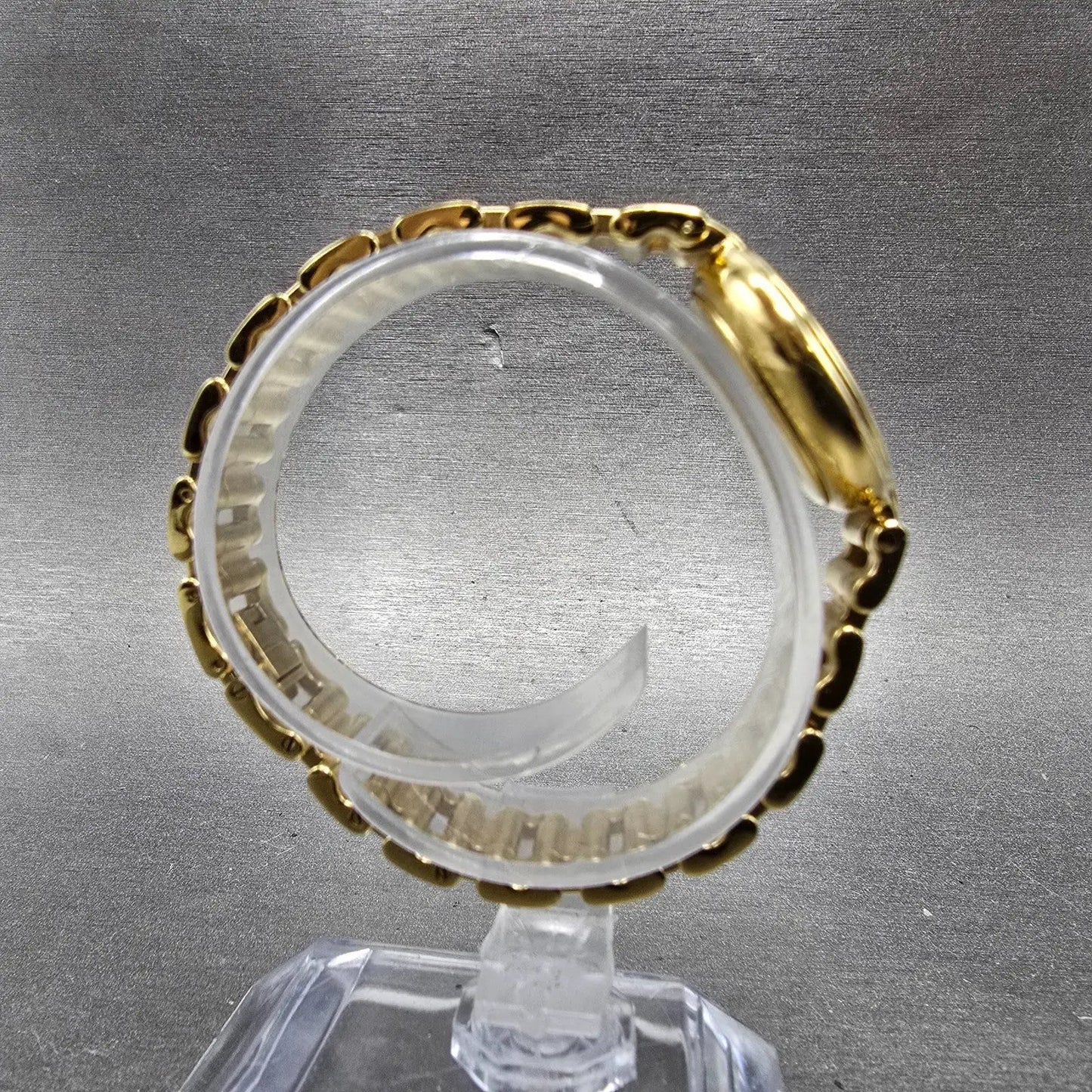 Raymond Weil Watch Women 23mm Champagne Dial Gold Plated Round 5850 New Battery7