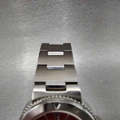 Citizen EcoDrive XC Dive Watch Women 31mm Red Dial Steel Date Round Runs4