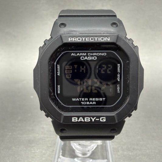 Casio Baby-G BGD-565 Watch Women 38mm Digital Black Alarm Chrono New Battery0