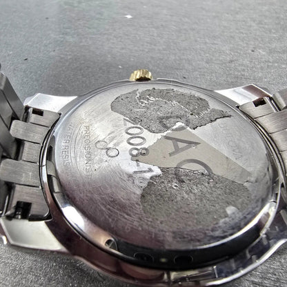 Bulova Precisionist Watch men 42mm Champagne Dial Two Tone Date 98B156 PARTS10