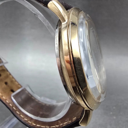 Citizen Eco-Drive Watch Men 40mm White Dial Rose Gold Tone Date E111-S079748 Run3
