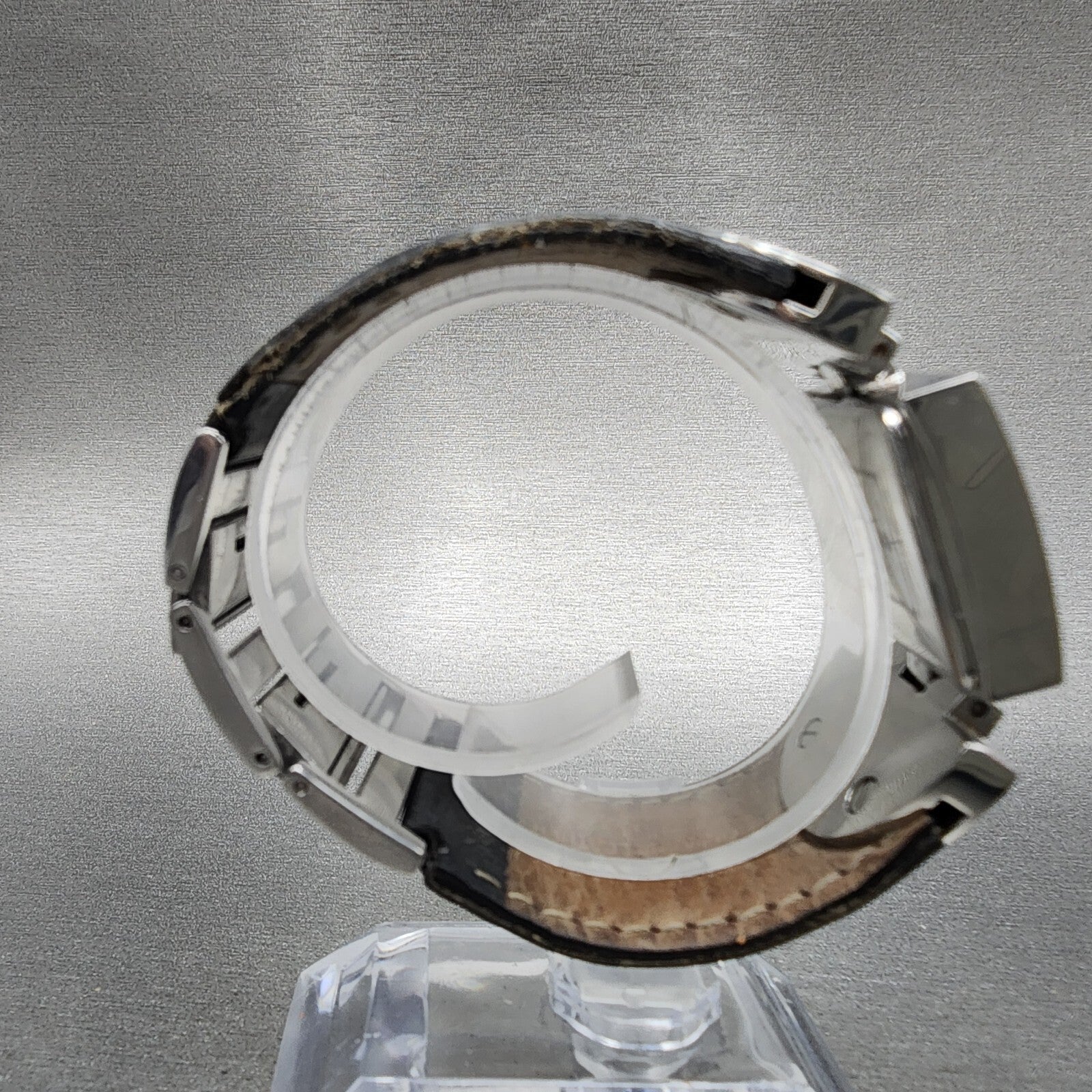 Michael Kors Watch Women 28mm White Dial Steel Date Rectangle MK4054 New Batt8