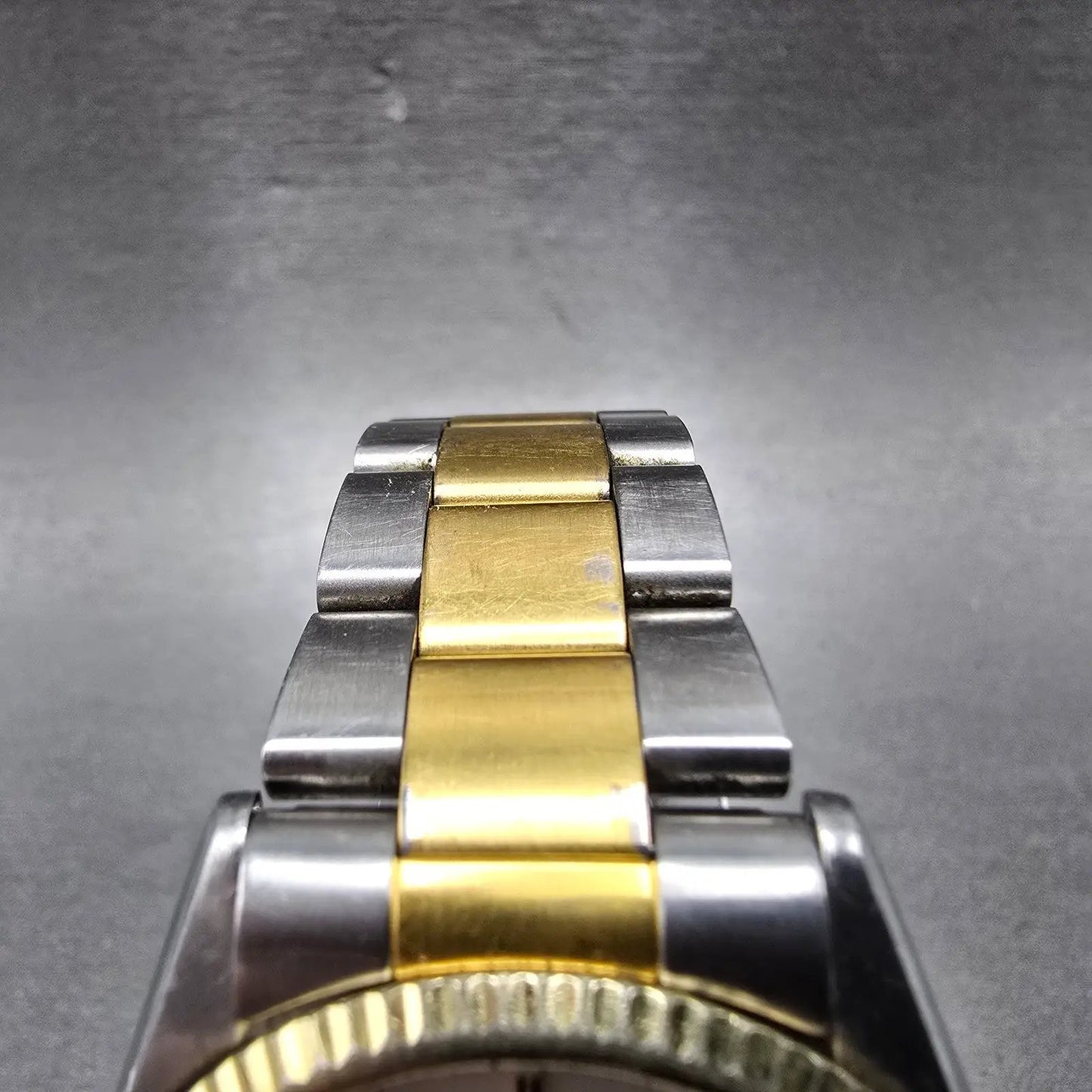 Seiko SQ President Watch Men 36mm Silver Dial Two Tone Daydate 5H23-8020 PARTS5