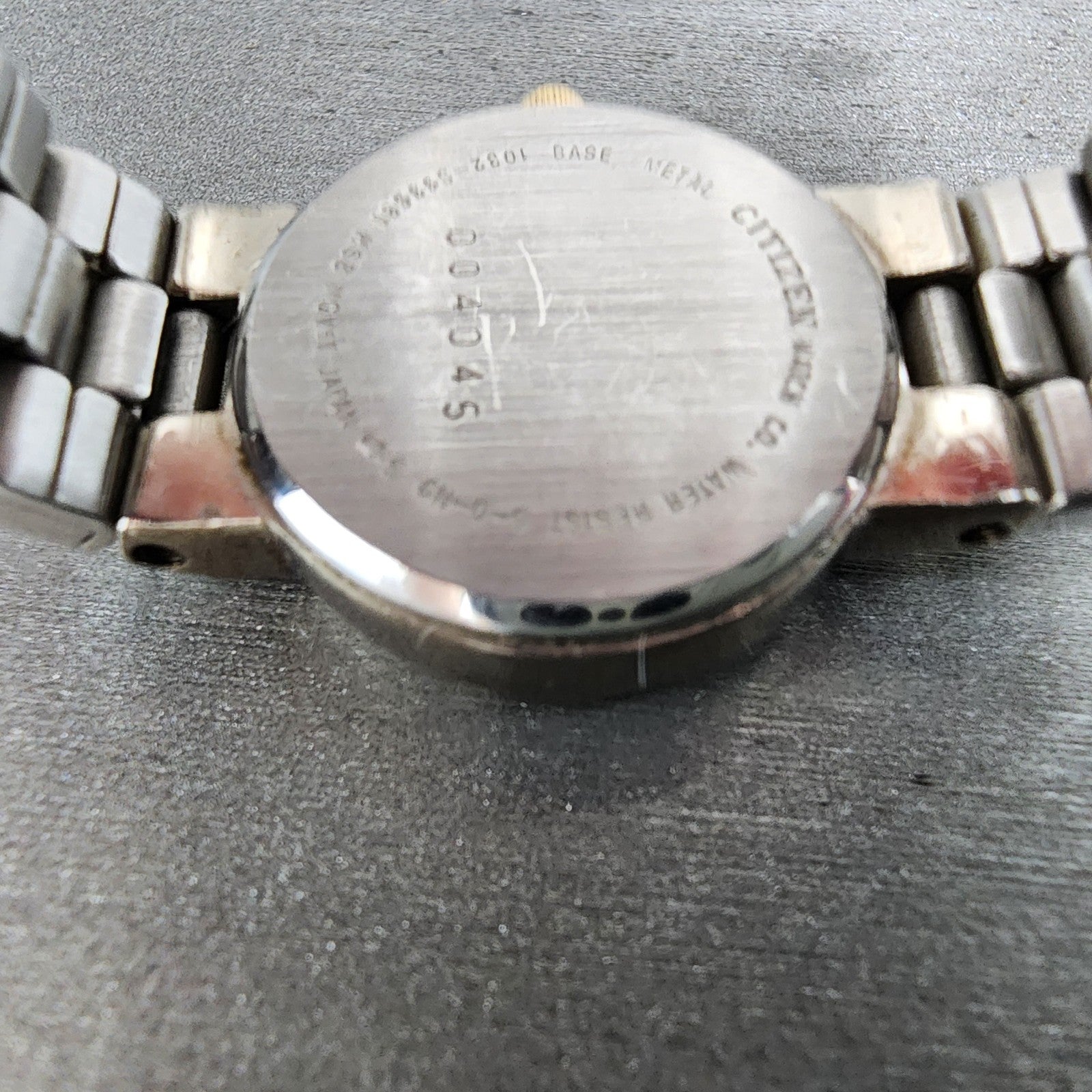 Citizen Watch Women 24mm Black Dial Two Tone Round 1032S93681 New Battery9