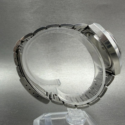 Seiko 5 Actus SS Watch Men 38mm Blue Dial Silver Tone Daydate 6106-7700 PARTS9