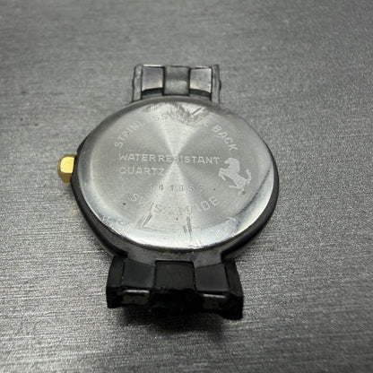 Ferrari Cartier Watch Women 26mm Red Dial Black Tone Date Round New battery7