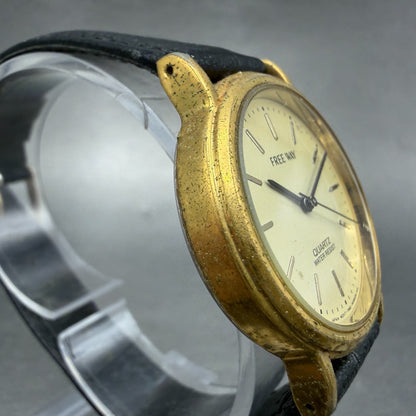 Citizen Freeway Watch Unisex 31mm Champagne Dial Gold Tone Round New Battery3