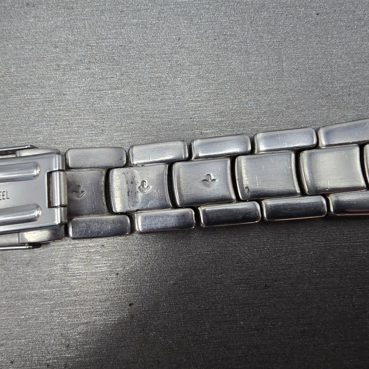 Fossil Bracelet 20mm stainless Steel Band Tri Folding Clasp11