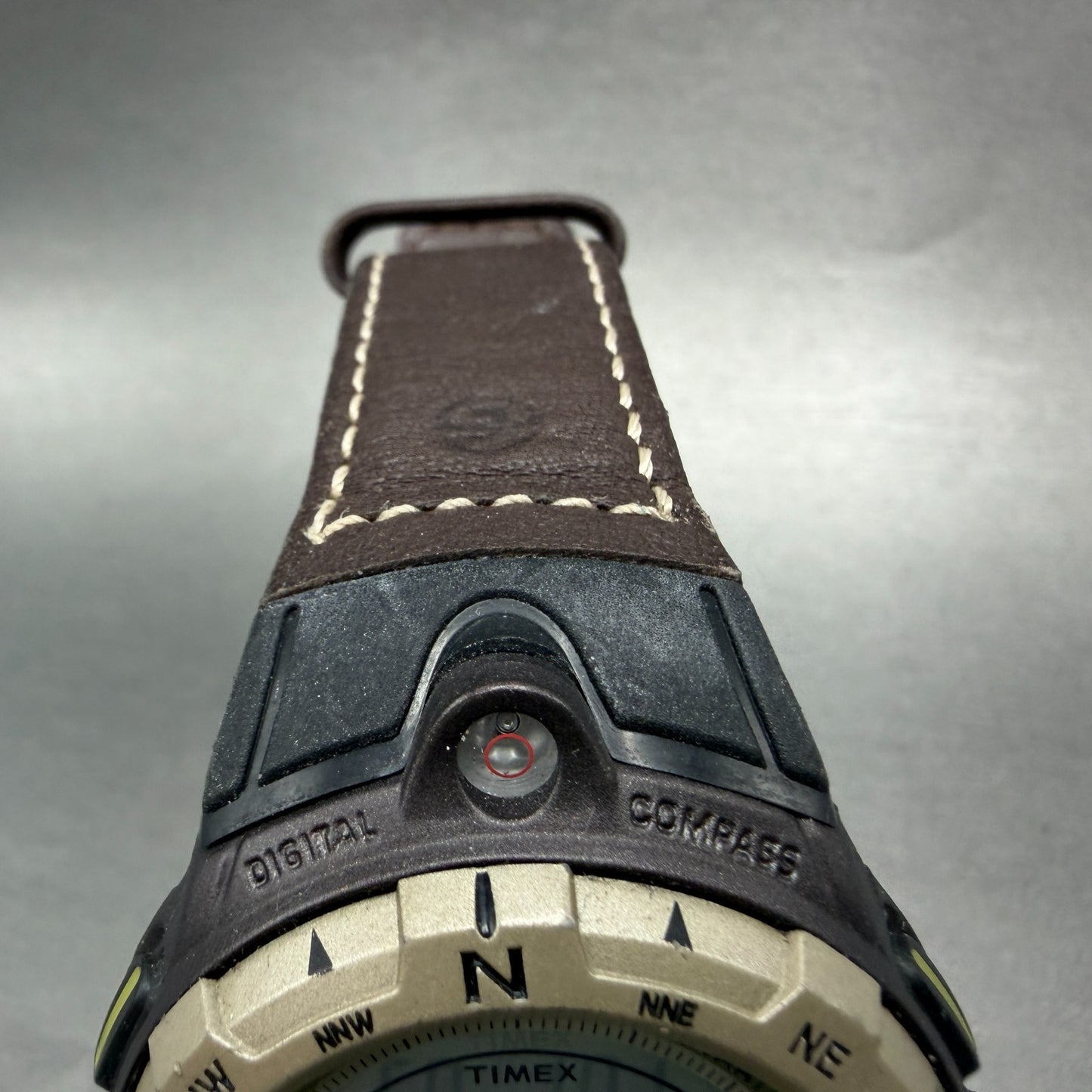 Timex Expedition Watch Men 44mm Digital Compass Alarm Brown Black New Battery4