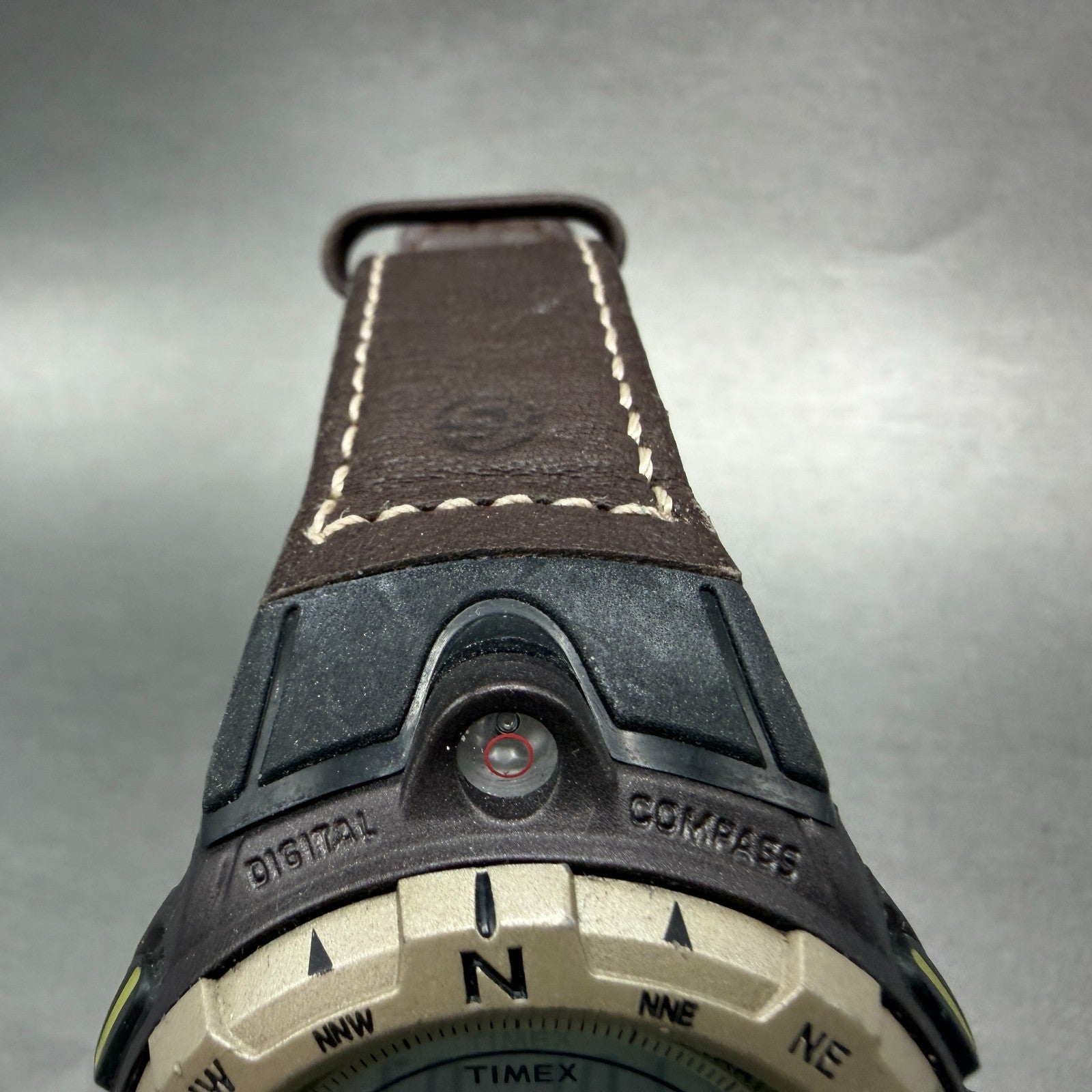 Timex Expedition Watch Men 44mm Digital Compass Alarm Brown Black New Battery4