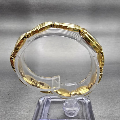 Citizen CQ Watch Women 16mm Black Dial Gold Tone Oval 3220-S29614 New Battery8
