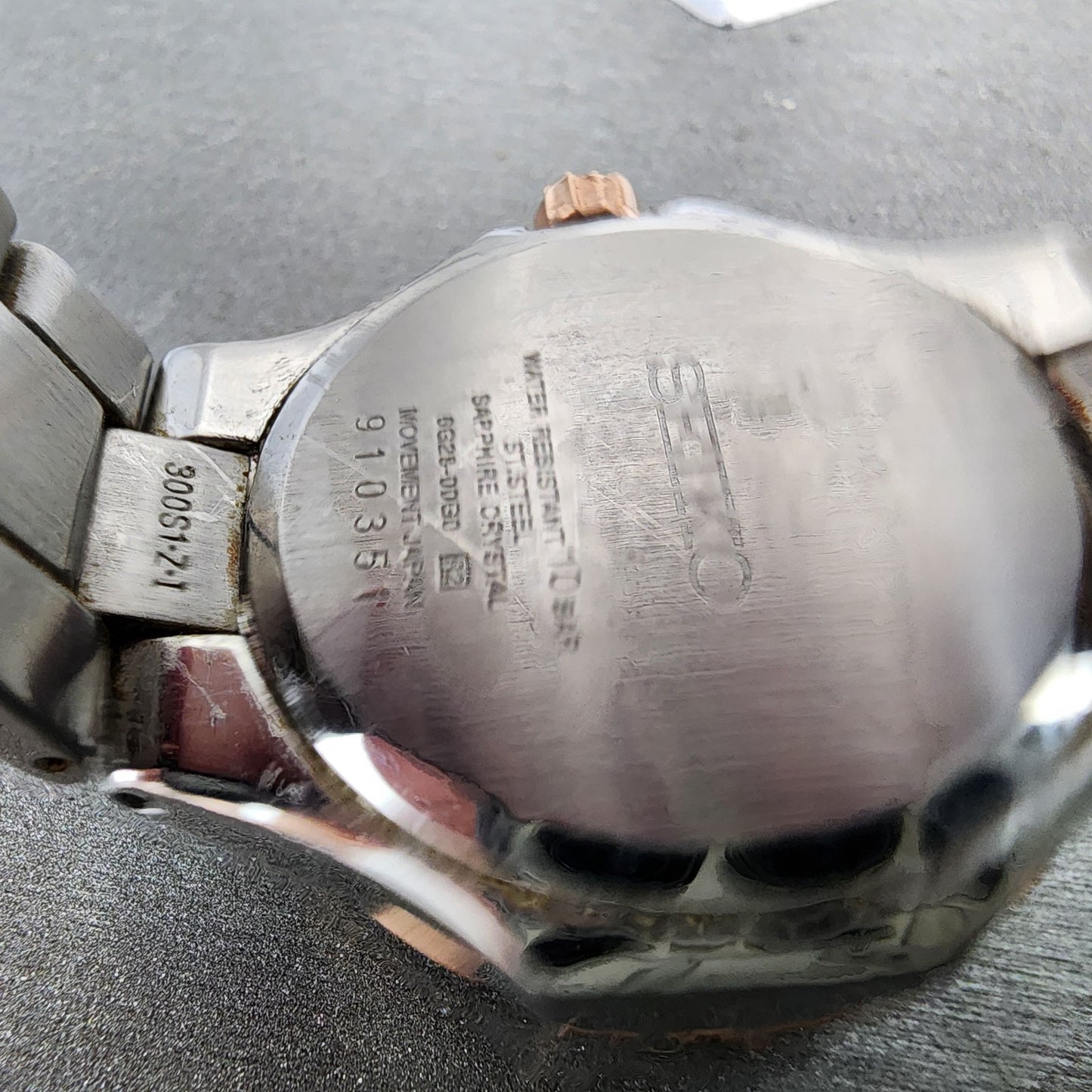 Seiko Coutura Watch Women 32mm MOP Dial Two Tone Round 6g2800g0 New Battery9