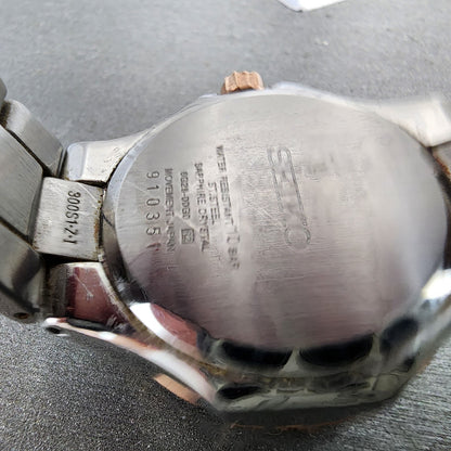 Seiko Coutura Watch Women 32mm MOP Dial Two Tone Round 6g2800g0 New Battery9