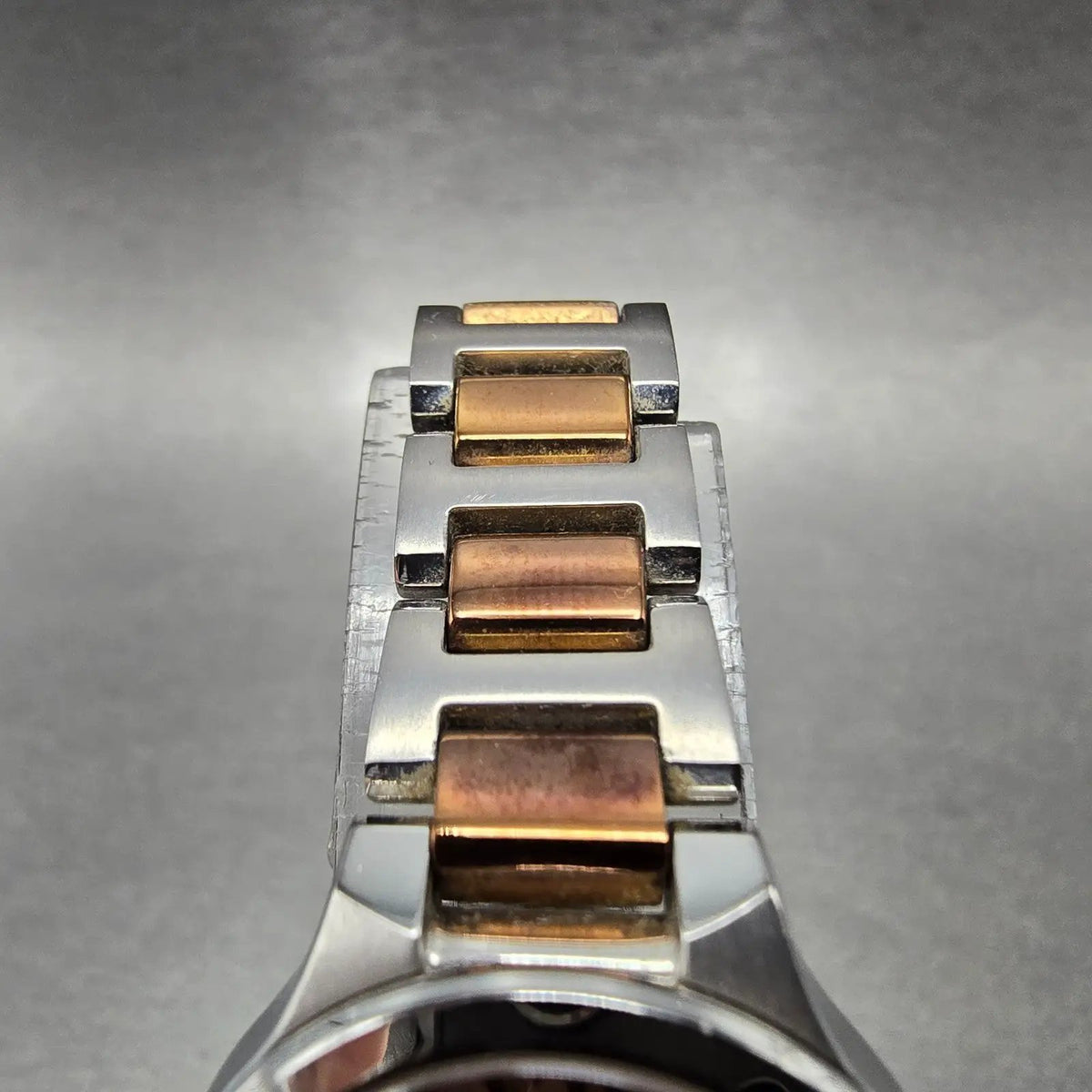 Citizen Eco-Drive Xc Watch Women 25mm Rose Dial Two Tone Date Atomic Round PARTS5