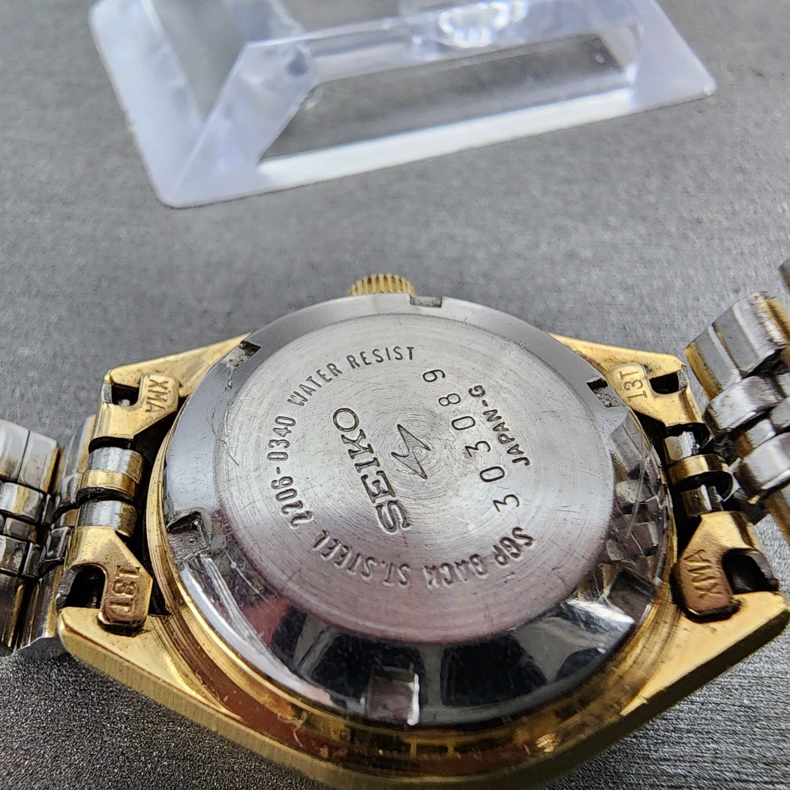 Seiko Automatic Watch Women 27mm Brown Dial Gold Plated Daydate Round READ!!!9