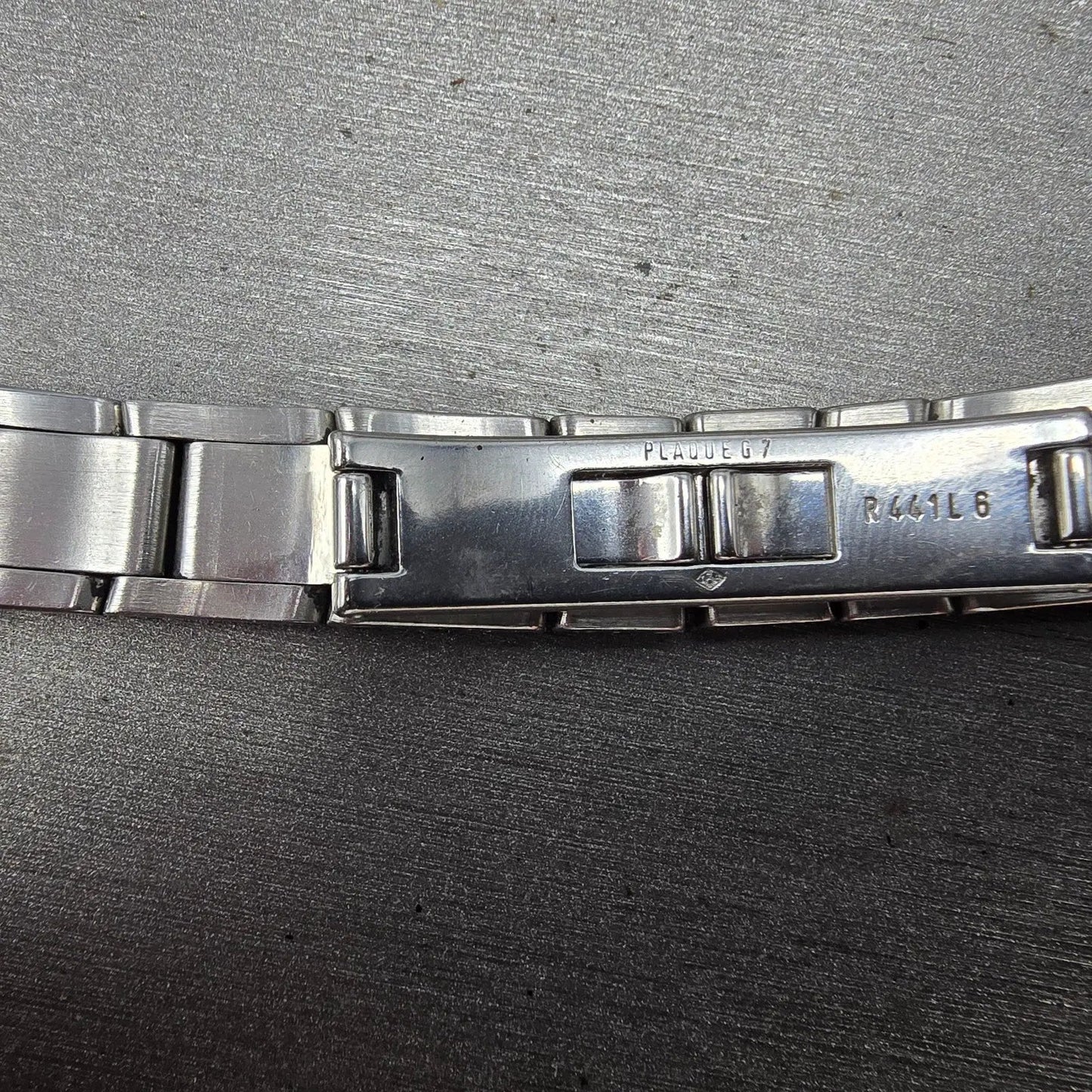MovadoVerso Bracelet 11mm Two Tone Stainless Steel Butterfly Clasp 85-G4-8259