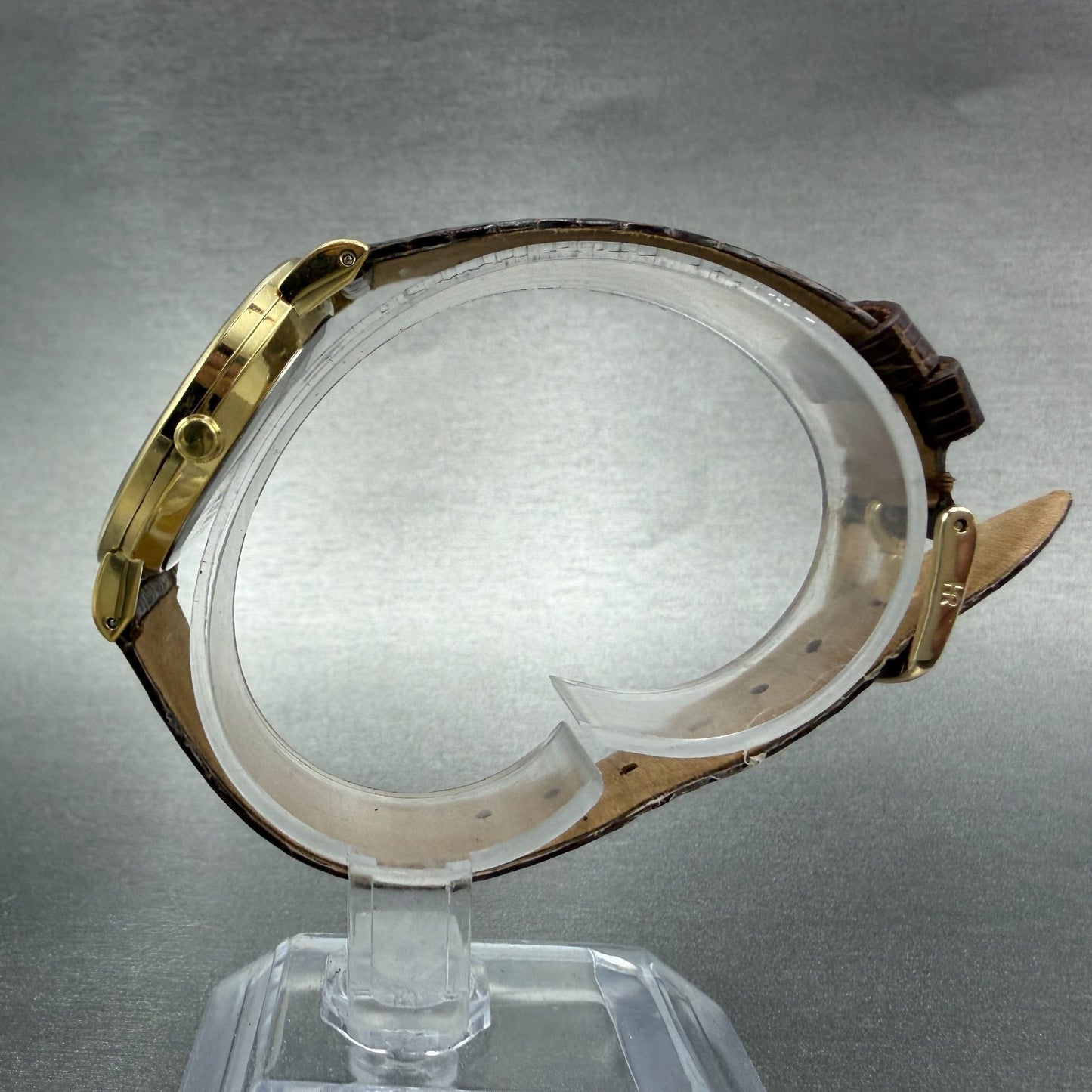 Seiko Watch Men 32mm Cream Dial Gold Tone Round 7800-8019 New Battery Vintage6