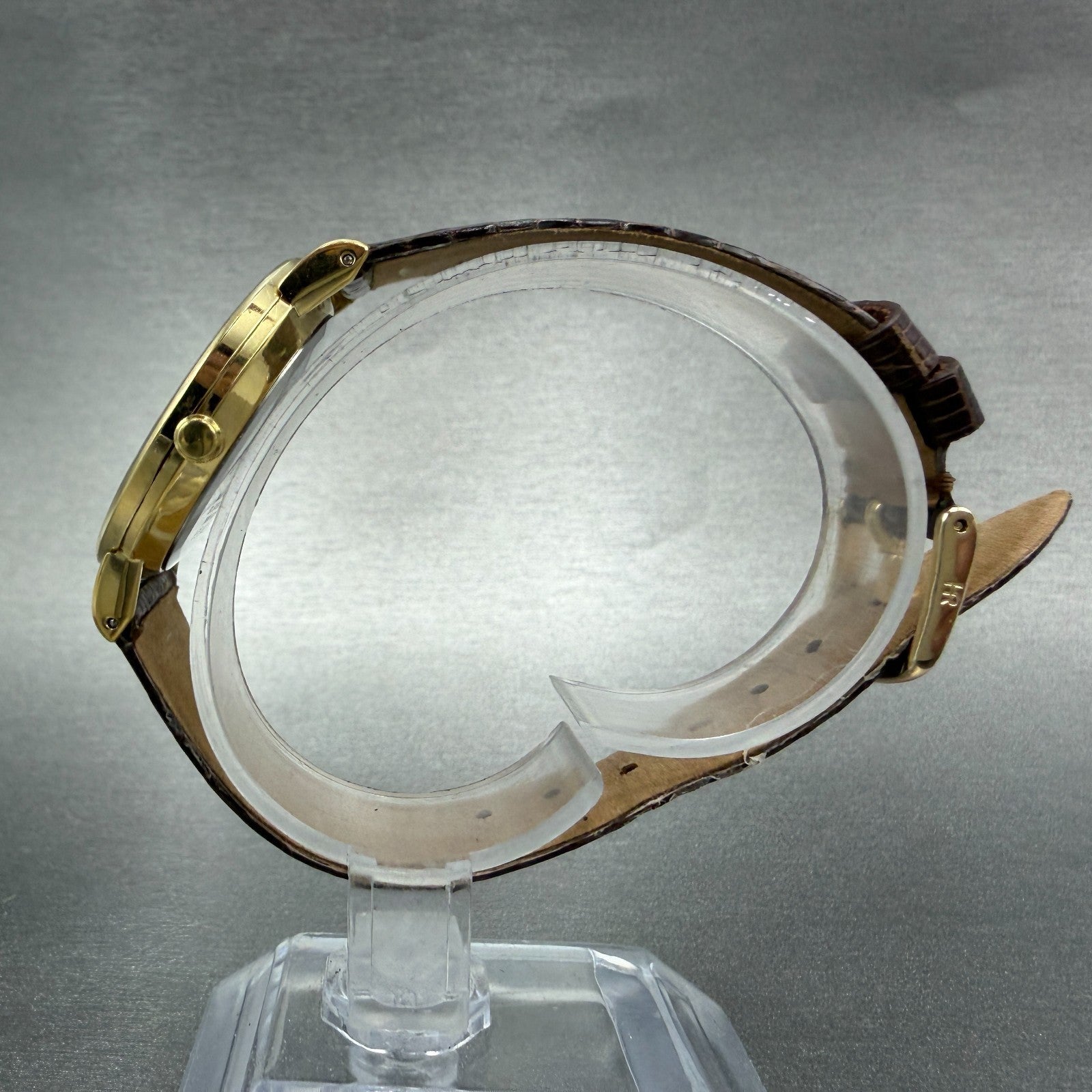 Seiko Watch Men 32mm Cream Dial Gold Tone Round 7800-8019 New Battery Vintage6