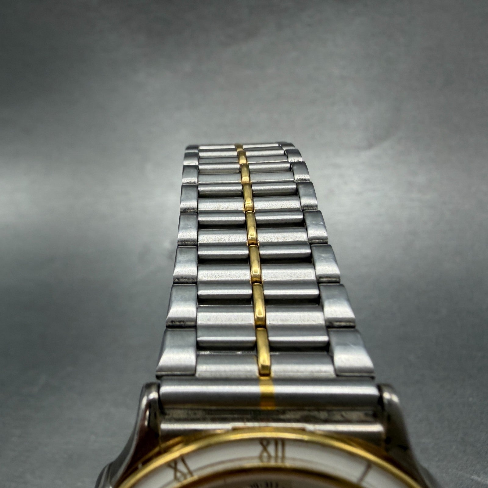 Citizen Lighthouse Triple Calendar Moon Phase Watch Men 35mm Champagne Two Tone4