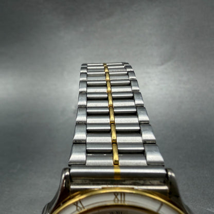 Citizen Lighthouse Triple Calendar Moon Phase Watch Men 35mm Champagne Two Tone4