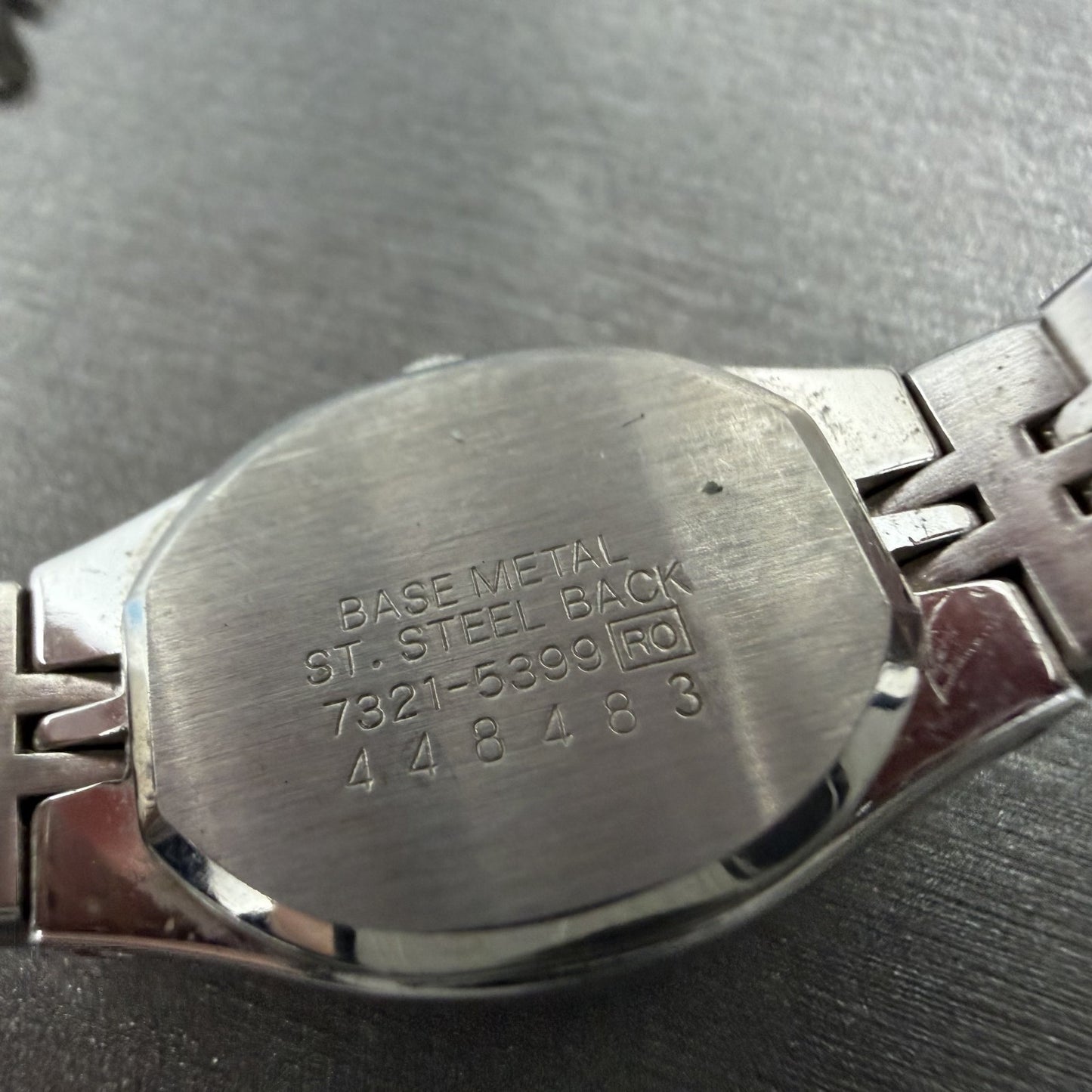 Seiko Watch Women 17mm Silver Dial Silver Tone Oval 7321-5399 New Battery10