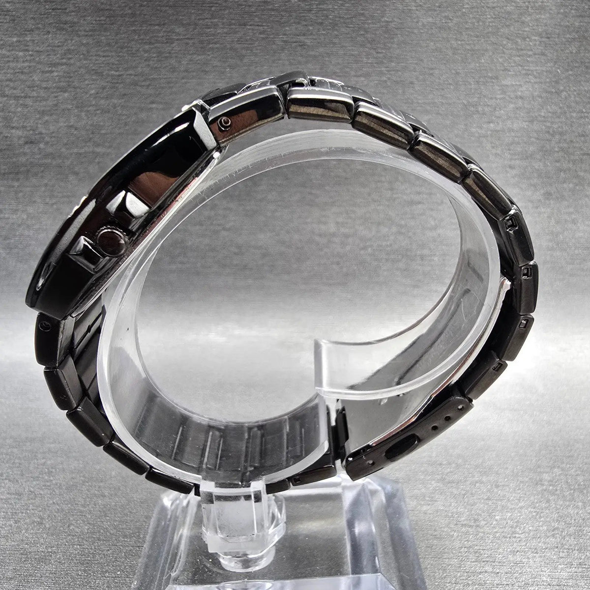 Seiko Pulsar Watch Men 30mm Black Dial Two Tone Date VJ32-X059 New Battery6