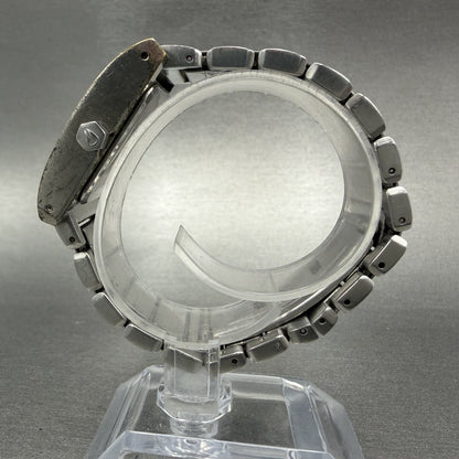 Nixon In charage Watch Women White 30mm Dial Silver Tone Rectangle New Battery6