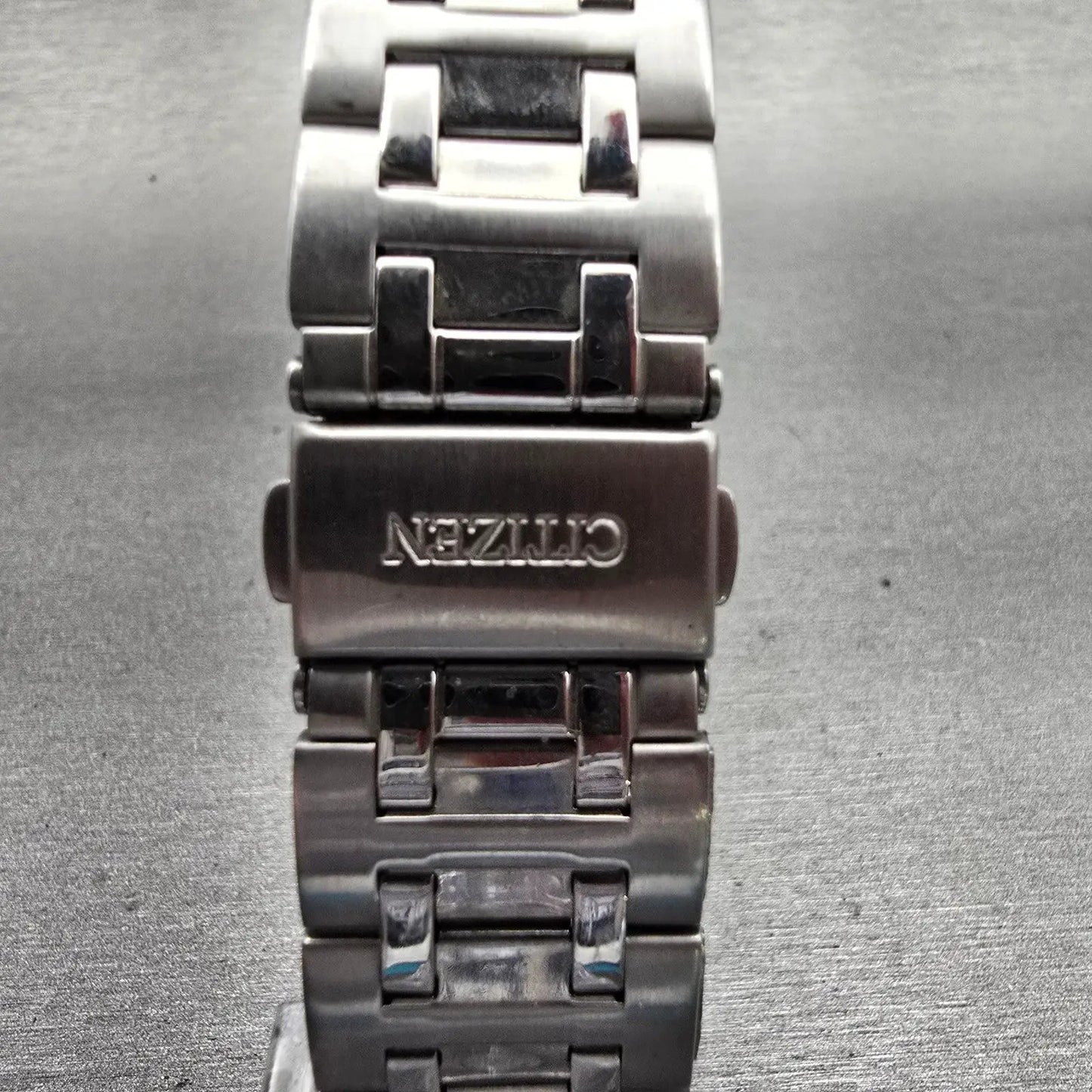 Citizen Watch Men 25mm Silver Dial Silver Tone Daydate 1002-S99302 New Battery7