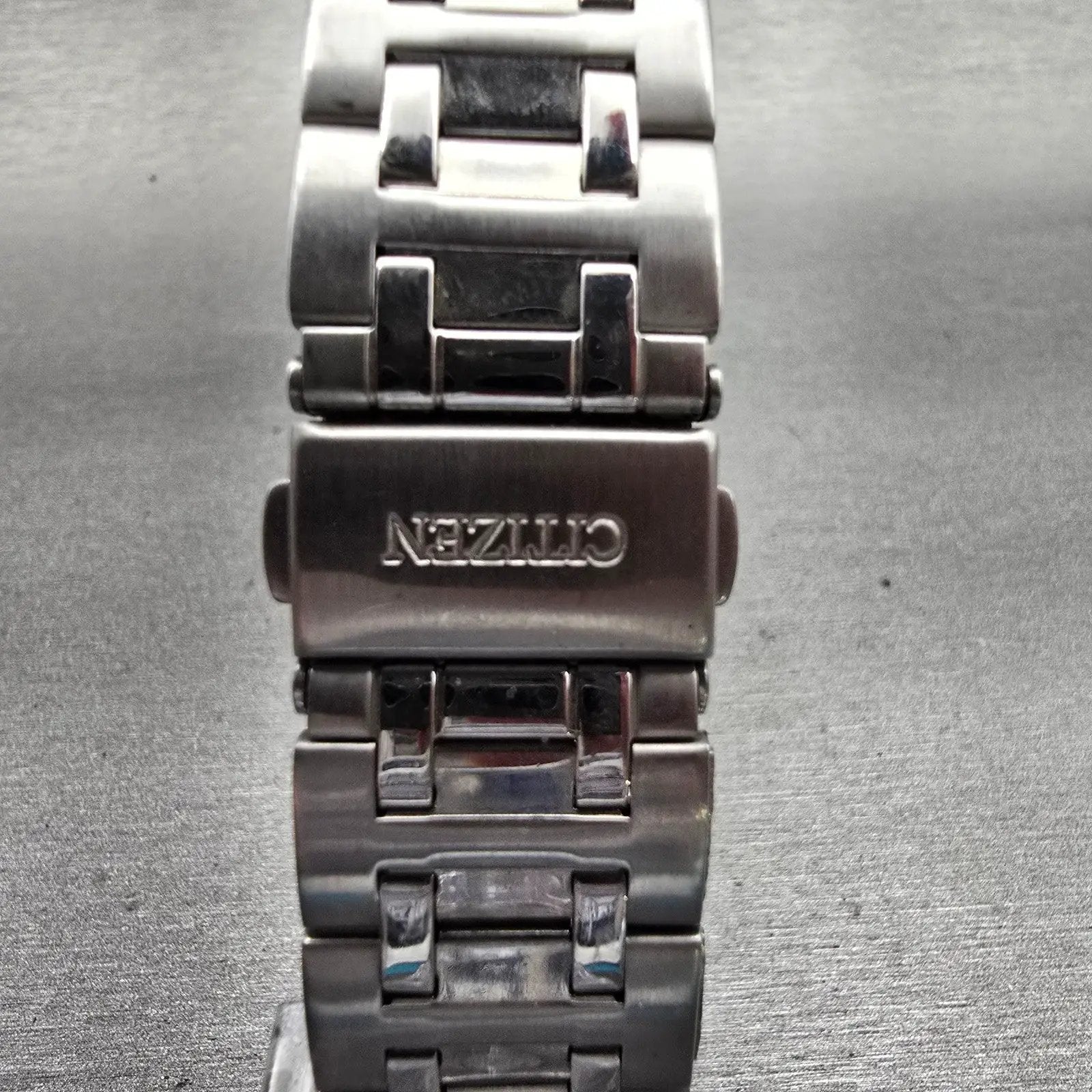 Citizen Watch Men 25mm Silver Dial Silver Tone Daydate 1002-S99302 New Battery7