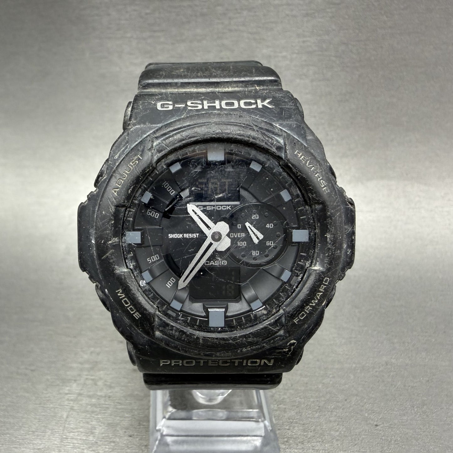 Casio GShock GA150 Watch Men 53mm Black Analog Digital Alarm Chrono Newbat ABC0