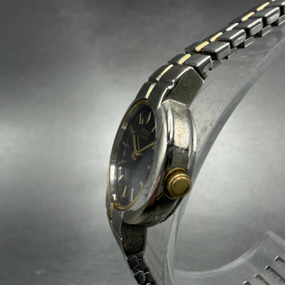 Citizen Watch Women 21mm Black Dial Two Tone Round 5920-S006007 New Battery AB2