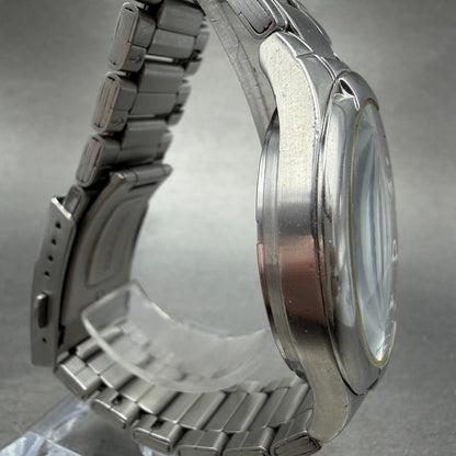 Casio Edifice Watch Men 39mm Black Dial Silver Tone Date EF-109 New Battery3