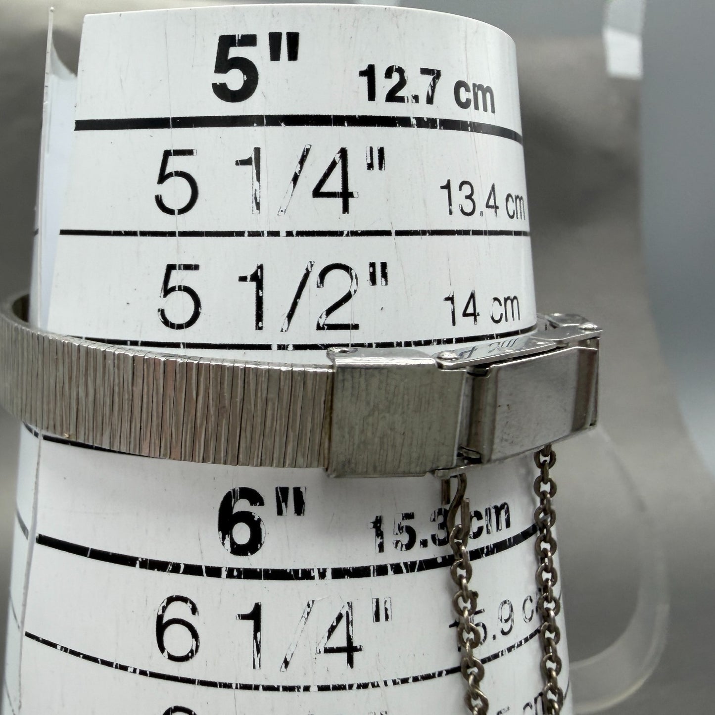 Citizen Watch Women 16mm Silver Dial Silver Tone Manual Rectangle 4-672917 Runs10