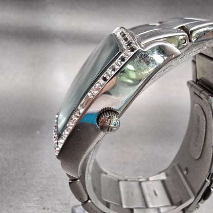 Skagen Denmark Watch Women 31mm MOP Dial Silver Tone Rectangle 520SSX New Batt2