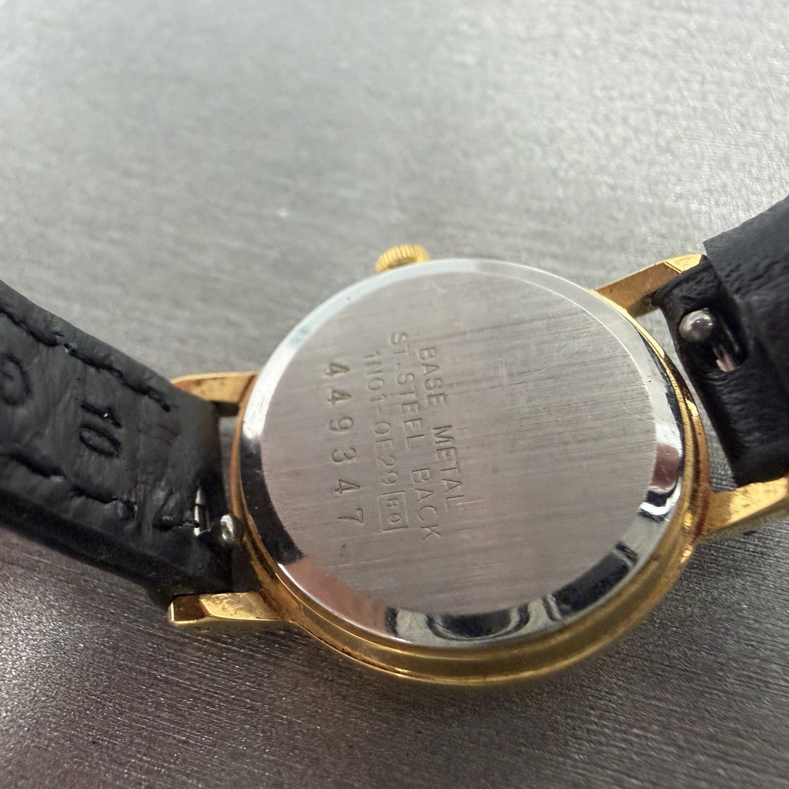 Seiko Watch Women 21mm Cream Dial Gold Tone Round 1N01-0E29 New Battery9