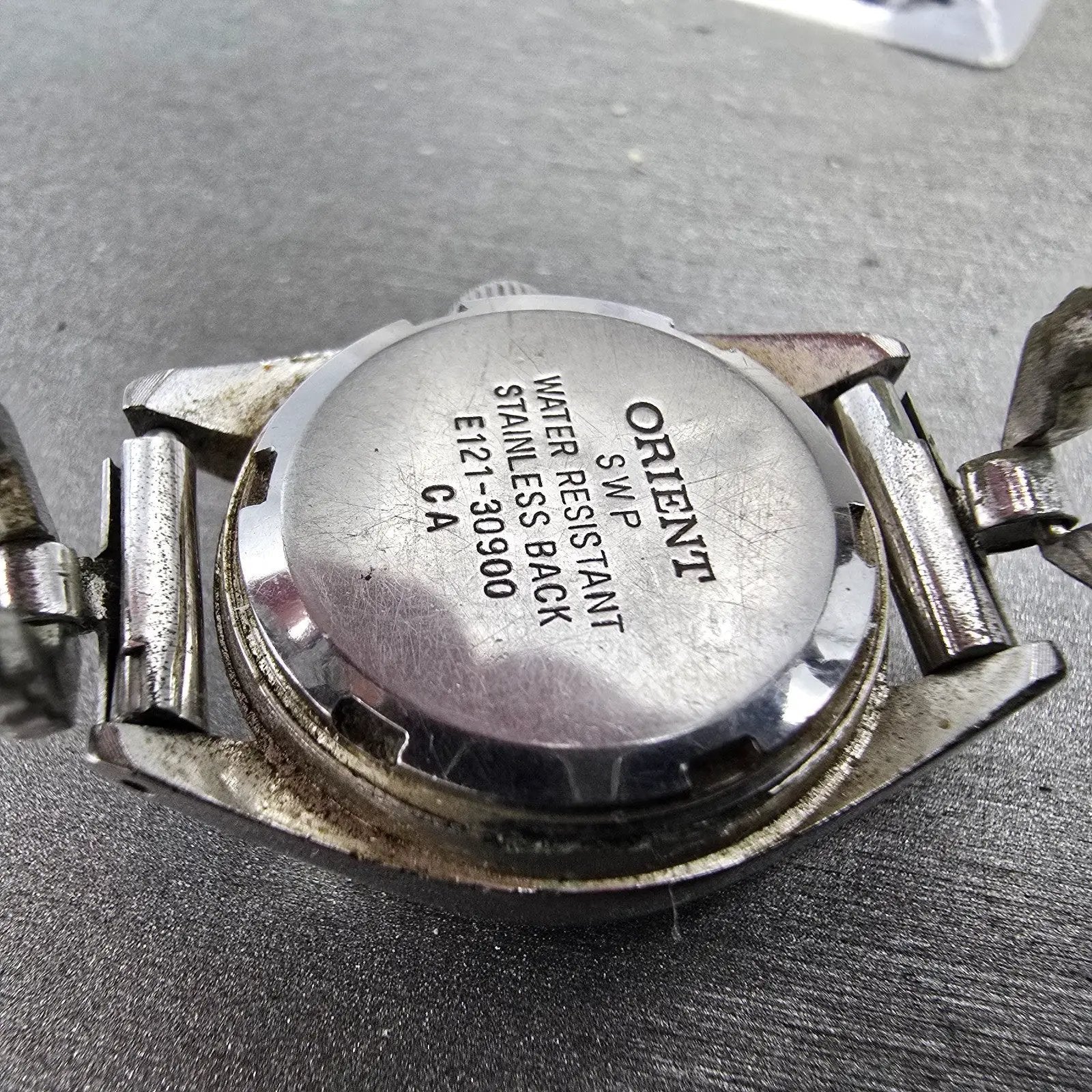 Orient Chamade Watch Women 23mm Silver Dial Silver Tone Manual E121-30900 Runs9