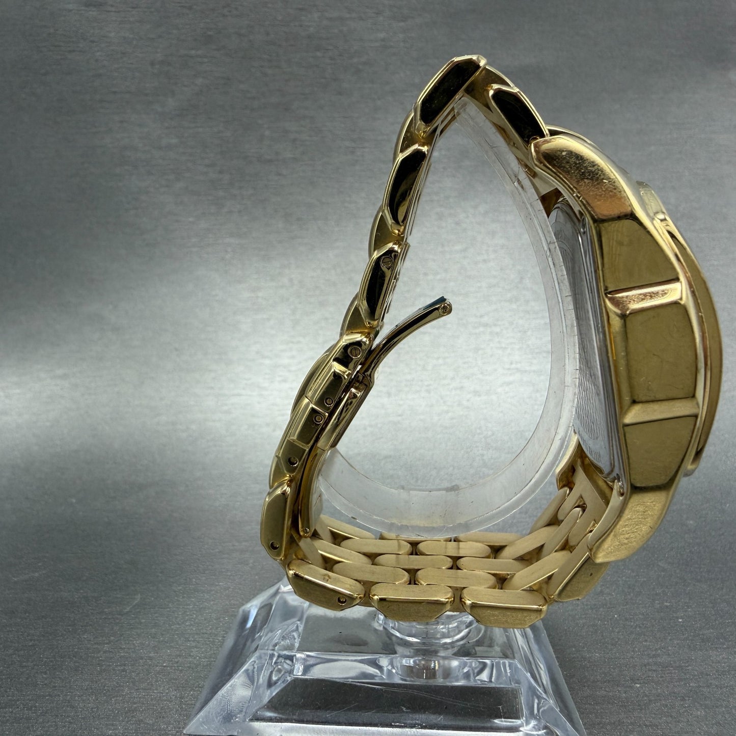 Invicta Lupah Chrono Watch Men 40mm Rose Dial Gold Tone Oval Date 2224 New Batt8
