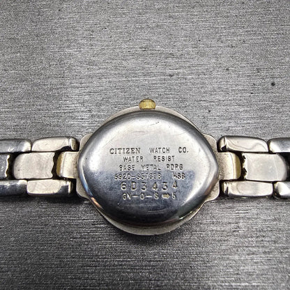 Citizen Watch Women 20mm MOP Dial Two Tone Round 5920-S57308 New Battery Vintage10