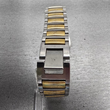 Seiko Alba Urban Watch Women 24mm White Dial Two Tone Round V301-6B60 NewBattery7