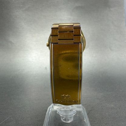 Seiko SQ Watch Men 34mm Champagne Dial Gold Tone Daydate 8C23-6010 PARTS Vintage8