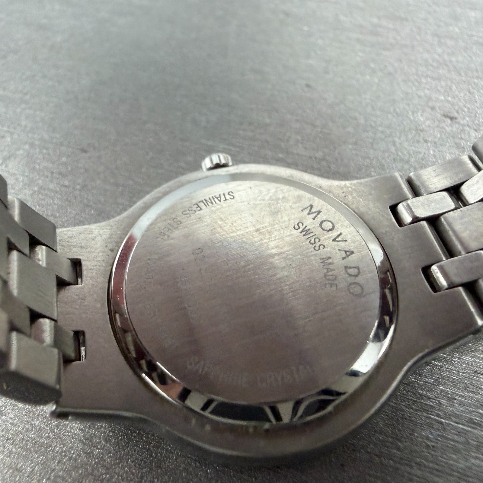 Movado Museum Watch Women 26mm Black Dial Silver Tone 02.3.14.1006 New Battery9
