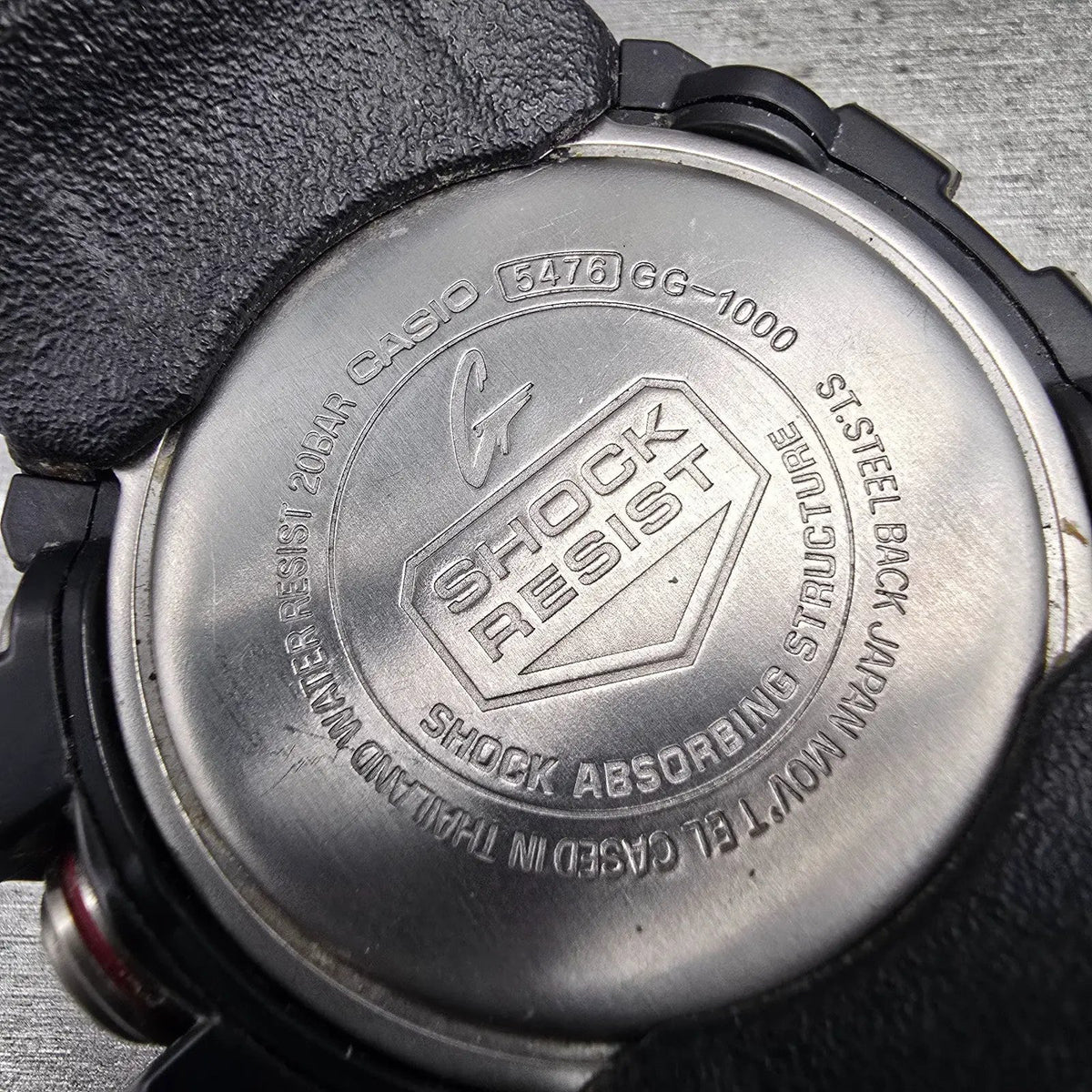 Casio G-Shock Mudmaster GG-1000 Watch Men 55mm Black Dial Chrono Alarm New Batt10
