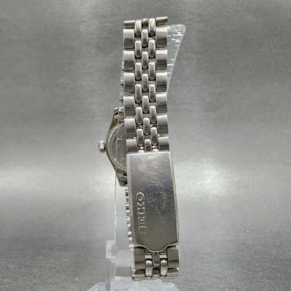 Seiko Watch Women 23mm Silver Dial Steel Round Manual Wind 2104-0091 PARTS