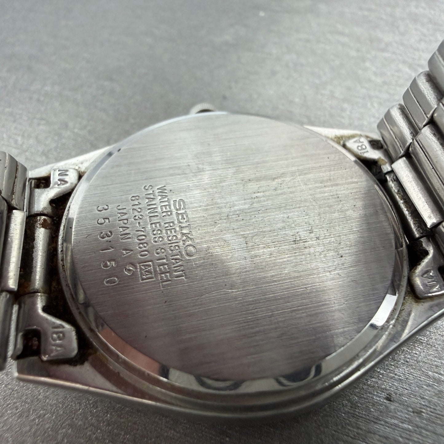 Seiko Chronons Watch Men 33mm Silver Dial Silver Tone Daydate READ!! New Battery9
