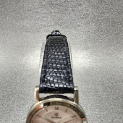 Cyma Louis XV Watch Women 24mm White Dial Silver Tone Round 726 New Battery4