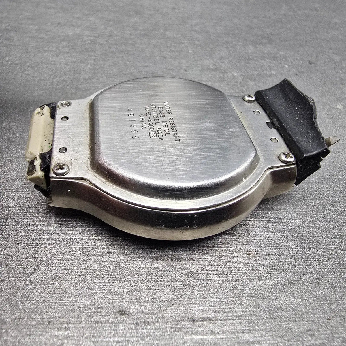 Seiko Receptor Watch Men 38mm Black Dial Steel Daydate READ! MA52-4A00 New Batt18