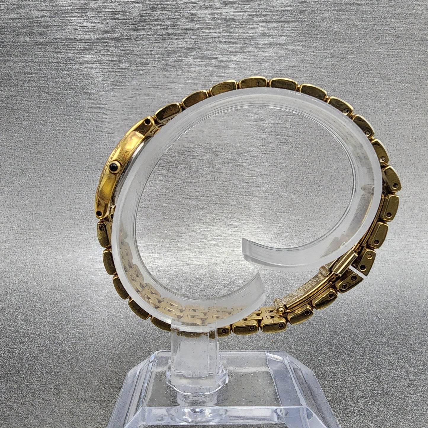 Seiko Watch Women 20mm White Dial Gold Tone Round 1N000JJ0 New Battery6