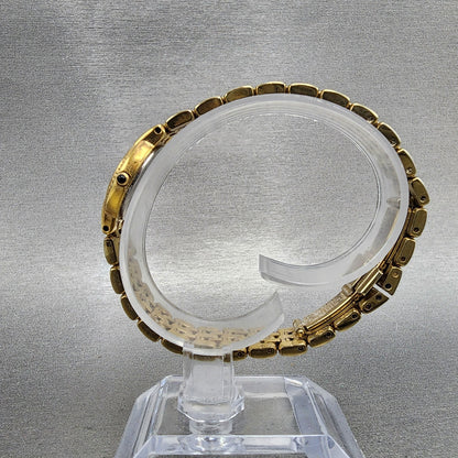 Seiko Watch Women 20mm White Dial Gold Tone Round 1N000JJ0 New Battery6
