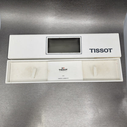 Tissot Rock Watch Women 30mm Blue Stone Dial Stone Case Round R150 New Battery14