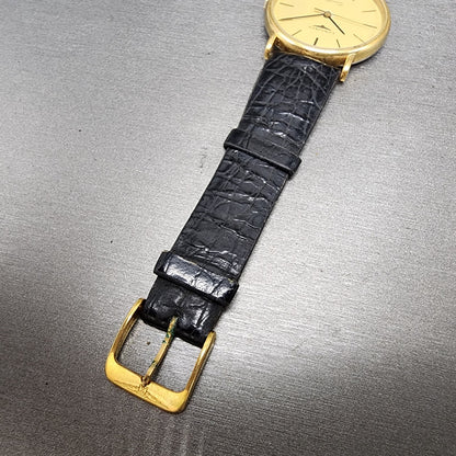 Longines Watch Men 32mm Gold Dial Gold Tone Round 6407 977 VTG PARTS7